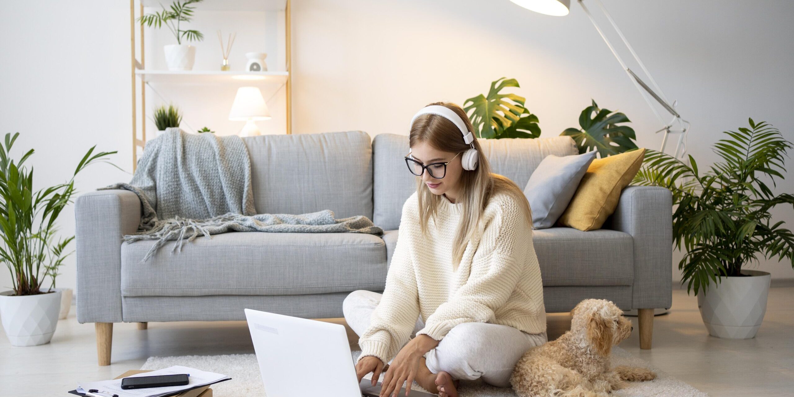 full-shot-woman-working-home